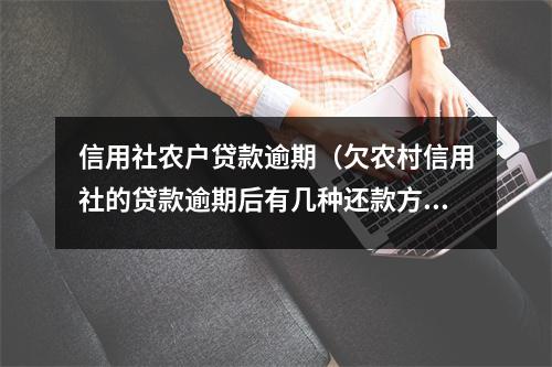 信用社农户贷款逾期（欠农村信用社的贷款逾期后有几种还款方式）