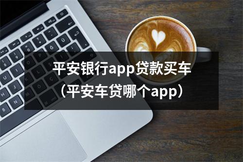 平安银行app贷款买车（平安车贷哪个app）
