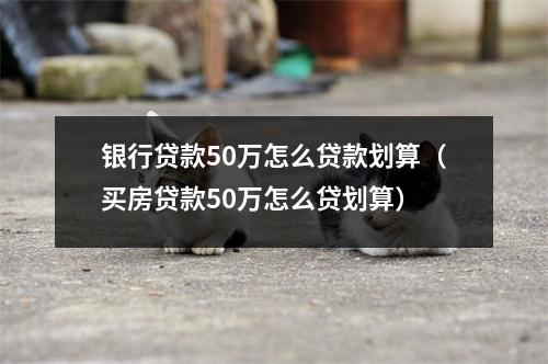 银行贷款50万怎么贷款划算（买房贷款50万怎么贷划算）