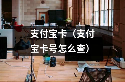 支付宝卡（支付宝卡号怎么查）