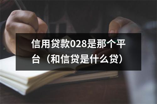 信用贷款028是那个平台（和信贷是什么贷）
