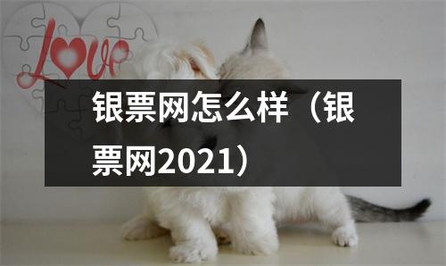 银票网怎么样（银票网2021）