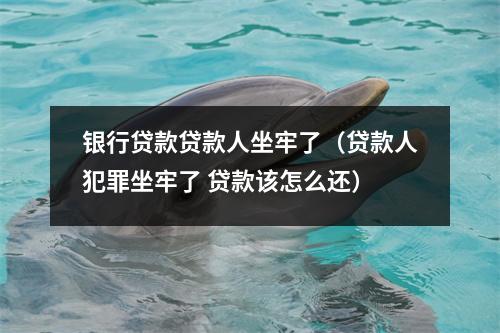 银行贷款贷款人坐牢了（贷款人犯罪坐牢了 贷款该怎么还）