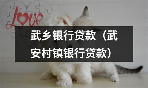 武乡银行贷款（武安村镇银行贷款）