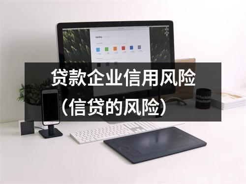 贷款企业信用风险（信贷的风险）