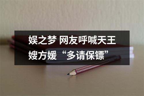 娱之梦 网友呼喊天王嫂方媛“多请保镖”