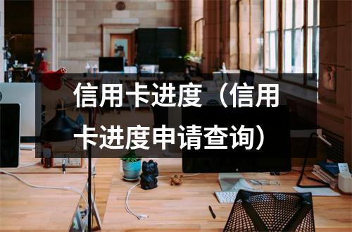 信用卡进度（信用卡进度申请查询）