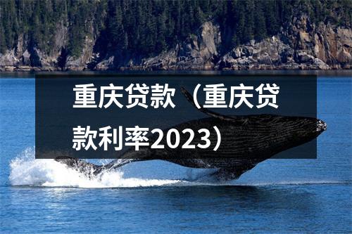重庆贷款（重庆贷款利率2023）