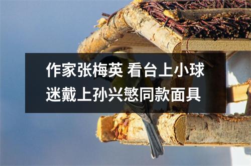 作家张梅英 看台上小球迷戴上孙兴慜同款面具