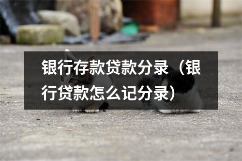 银行存款贷款分录(银行贷款怎么记分录)