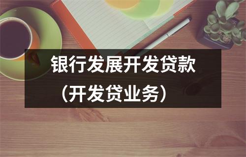 银行发展开发贷款（开发贷业务）