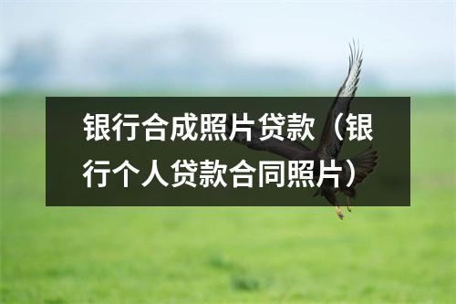 银行合成照片贷款（银行个人贷款合同照片）