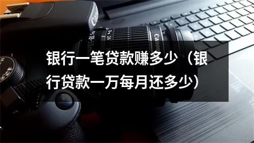 银行一笔贷款赚多少(银行贷款一万每月还多少)