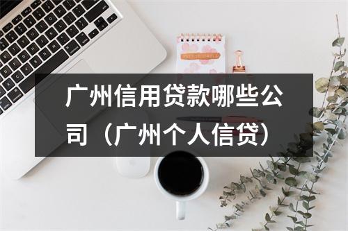广州信用贷款哪些公司（广州个人信贷）