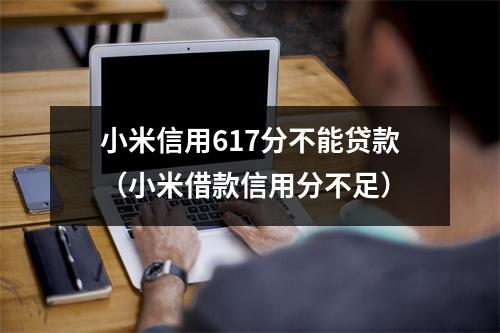 小米信用617分不能贷款（小米借款信用分不足）