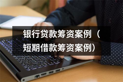 银行贷款筹资案例（短期借款筹资案例）