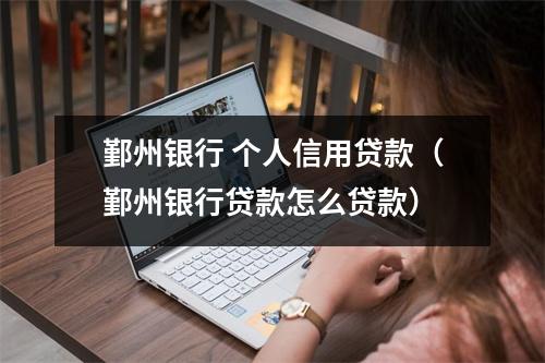 鄞州银行 个人信用贷款（鄞州银行贷款怎么贷款）