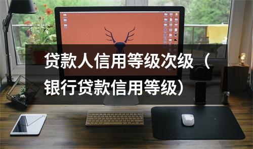 贷款人信用等级次级（银行贷款信用等级）