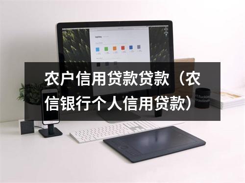 农户信用贷款贷款（农信银行个人信用贷款）