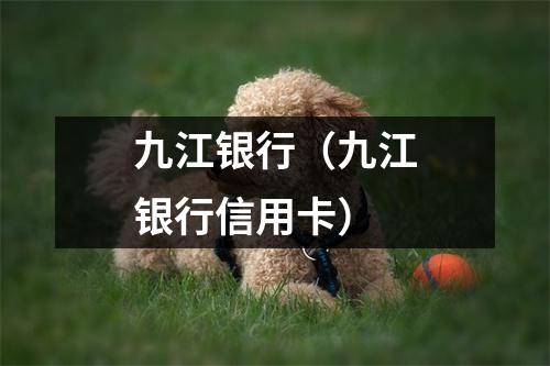 九江银行（九江银行信用卡）