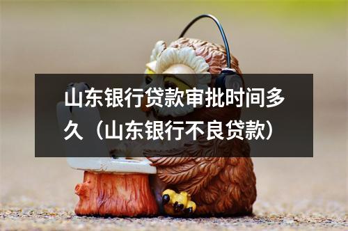 山东银行贷款审批时间多久（山东银行不良贷款）