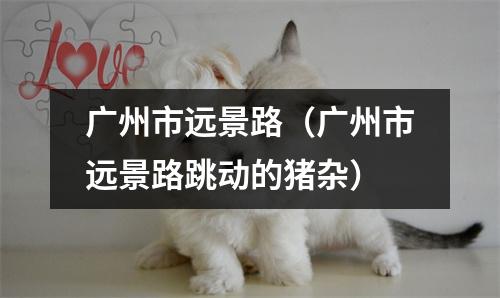 广州市远景路（广州市远景路跳动的猪杂）