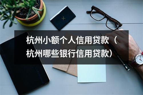 杭州小额个人信用贷款（杭州哪些银行信用贷款）