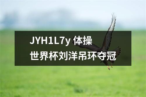 JYH1L7y 体操世界杯刘洋吊环夺冠
