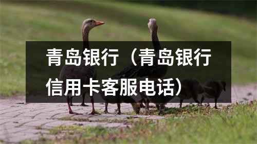 青岛银行（青岛银行信用卡客服电话）