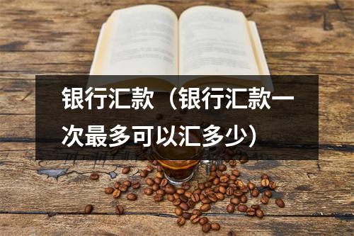 银行汇款（银行汇款一次最多可以汇多少）