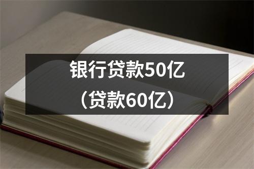 银行贷款50亿（贷款60亿）