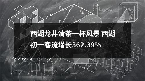 西湖龙井清茶一杯风景 西湖初一客流增长362.39%