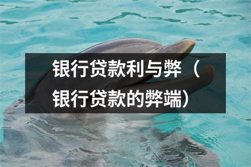 银行贷款利与弊（银行贷款的弊端）