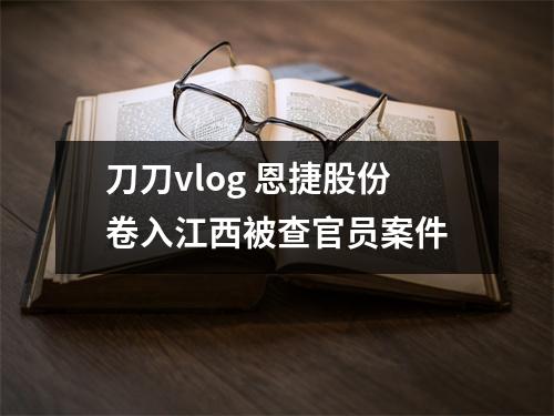 刀刀vlog 恩捷股份卷入江西被查官员案件