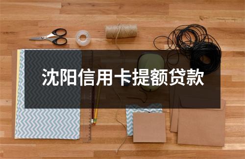 沈阳信用卡提额贷款