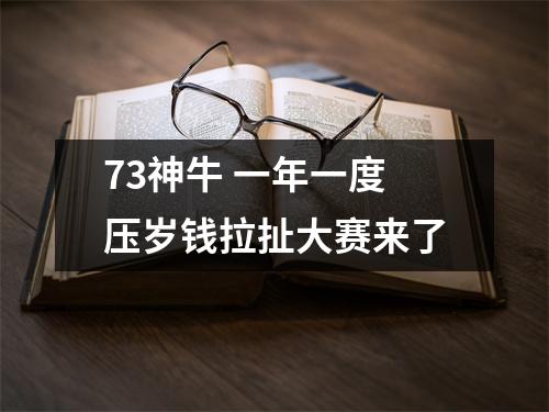 73神牛 一年一度压岁钱拉扯大赛来了