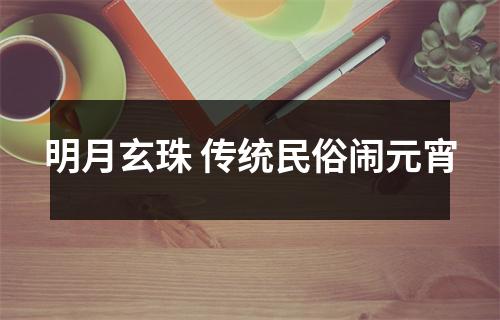 明月玄珠 传统民俗闹元宵