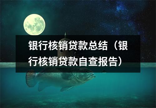 银行核销贷款总结(银行核销贷款自查报告)