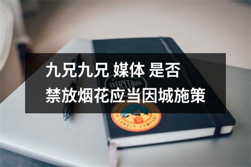 九兄九兄 媒体 是否禁放烟花应当因城施策
