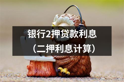 银行2押贷款利息（二押利息计算）