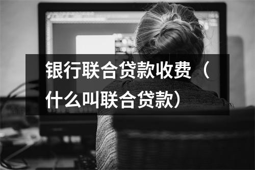 银行联合贷款收费（什么叫联合贷款）