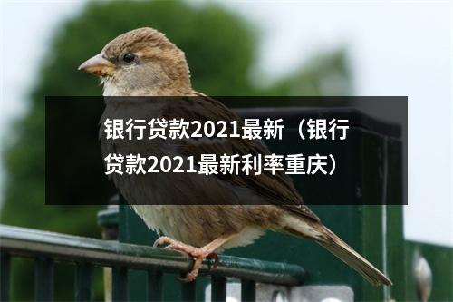 银行贷款2021最新(银行贷款2021最新利率重庆)