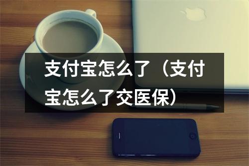 支付宝怎么了(支付宝怎么了交医保)