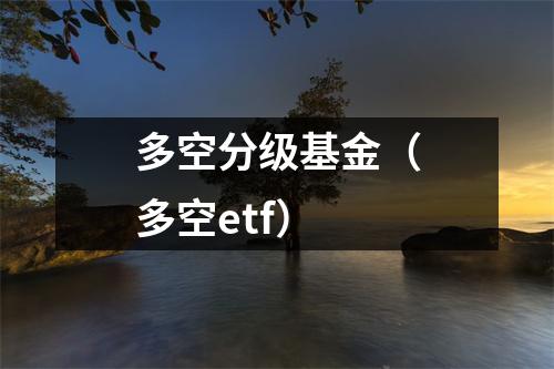 多空分级基金（多空etf）
