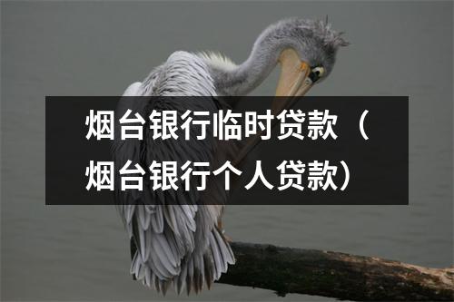 烟台银行临时贷款（烟台银行个人贷款）