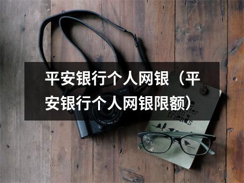 平安银行个人网银（平安银行个人网银限额）