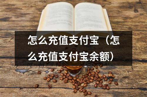 怎么充值支付宝（怎么充值支付宝余额）