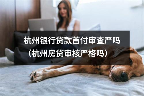 杭州银行贷款首付审查严吗（杭州房贷审核严格吗）