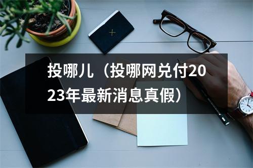 投哪儿（投哪网兑付2023年最新消息真假）