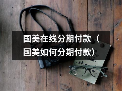 国美在线分期付款（国美如何分期付款）